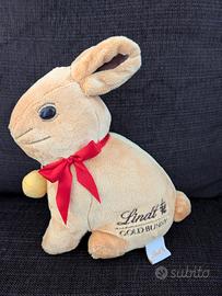 peluche coniglio Lindt con tasca 