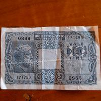 10Lire Biglietto di stato D.M. del 25 novembre 104