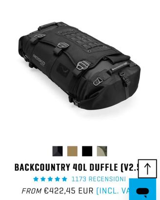 Borsa Mosko Moto Backcountru 40L