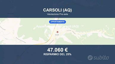 Immobile in asta di 90 m² a Carsoli