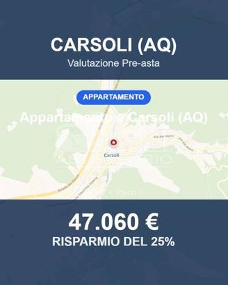 Immobile in asta di 90 m² a Carsoli