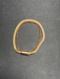 Bracciale Fossil Donna Oro Rosa Acciaio