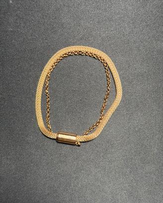 Bracciale Fossil Donna Oro Rosa Acciaio