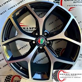 4 CERCHI IN LEGA ORIG RAGGIO 19 ALFA ROMEO STELVIO