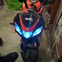 Minimoto elettrica bimbo Aprilia.