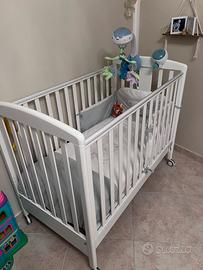 set culla e fasciatoio marca italbaby