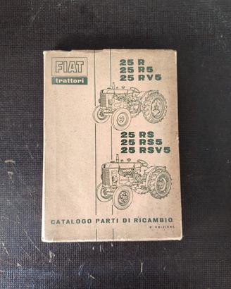Catalogo ricambi Trattori Fiat anni '50