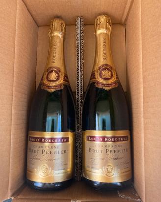 2 bottiglie Champagne vintage Louis Roederer
