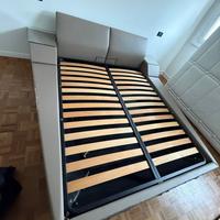 Letto matrimoniale contenitore