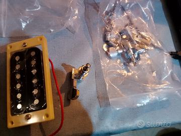 set humbucker+ set meccaniche 3+3 chitarra
