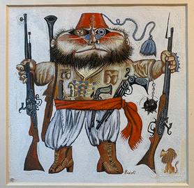 Copertina originale opera di Tullio Pericoli