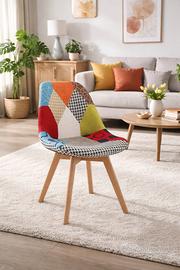 Sedia patchwork multicolore