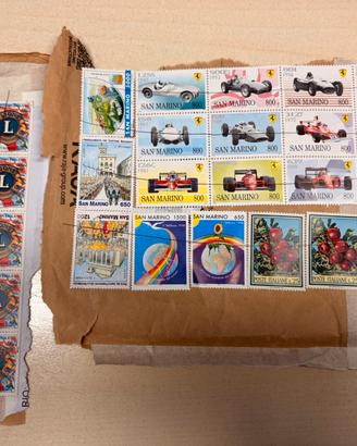 Francobolli San Marino Italia Lire