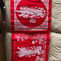 Due Tele punto croce fatte a mano