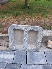 Fioriera doppia in pietra