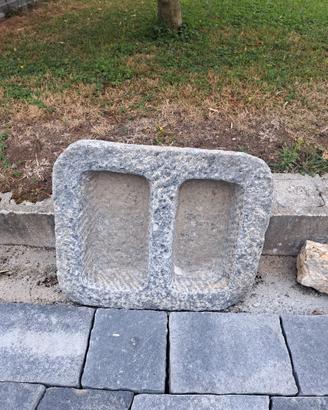 Fioriera doppia in pietra
