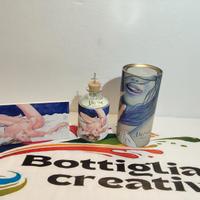 SET JROSE N4 ,BOTTIGLIA VUOTA SCATOLA E QUADRETTO