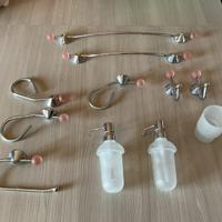 Set bagno porta asciugamano e porta sapone
