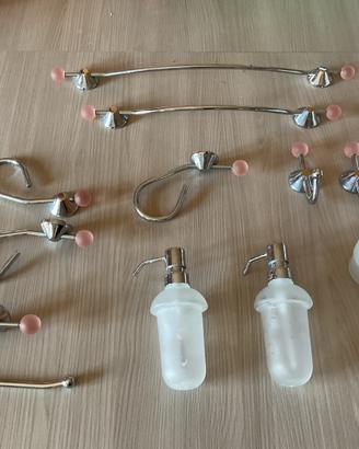 Set bagno porta asciugamano e porta sapone