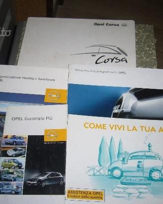 Manuale uso manutenzione Opel Corsa 2000-2006