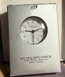 A.G.SPALDING & BROS OROLOGIO SVEGLIA DA VIAGGIO