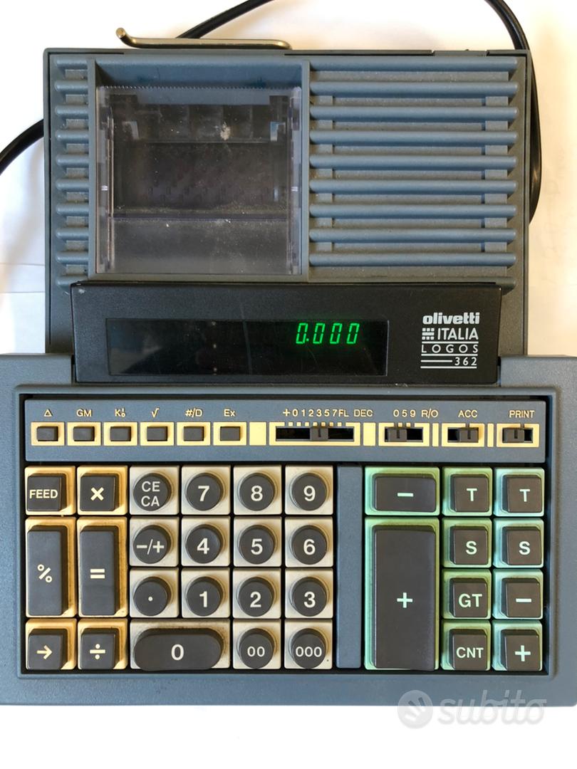 Calcolatore calcolatrice Olivetti Italia logos 362 - Informatica In vendita  a Roma