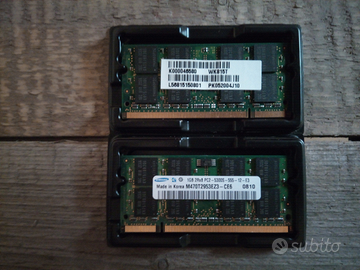 2GB 2 x 1GB RAM SODIMM PC Notebook