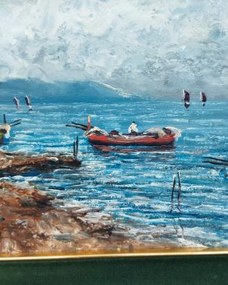 Dipinto - Paesaggio marino 