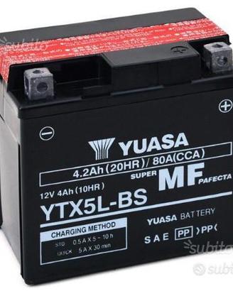 Batteria moto / scooter yuasa ytx5l-bs