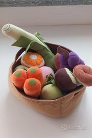 Set Frutta e Verdura in Tessuto Soft IKEA DUKTIG