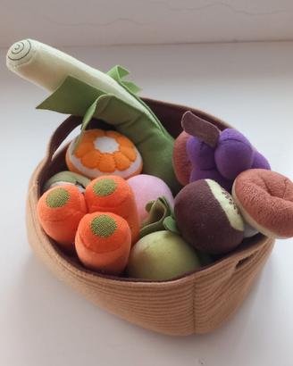 Set Frutta e Verdura in Tessuto Soft IKEA DUKTIG