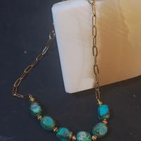 bracciale catenella con pietre cubiche verdi