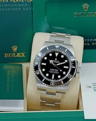ROLEX SUBMARINER 124060 NO DATA 09/26 NUOVO FULL