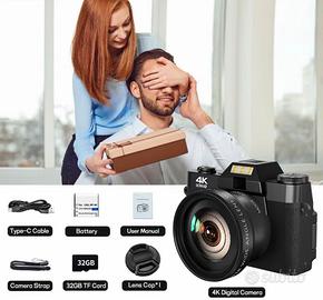 Fotocamera digitale 4K, fotocamera da 56MP