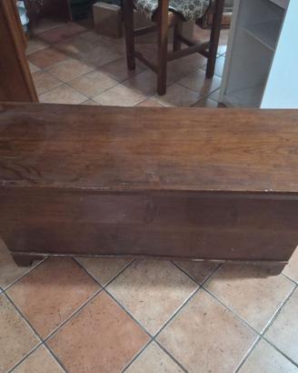 Cassapanca in Vero Legno con Pistone