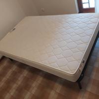 Letto Piazza e Mezza 120x190: Rete a Doghe + Mater