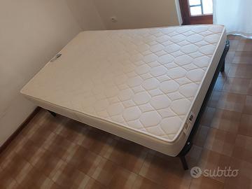 Letto Piazza e Mezza 120x190: Rete a Doghe + Mater