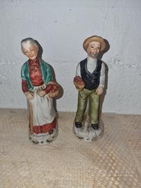 Statuine coppia anziani. Capodimonte 