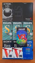 Video cassette VHS vergini