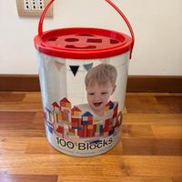 Mattoncini legno Classic World