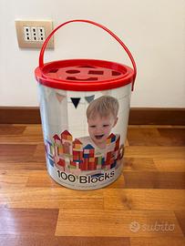 Mattoncini legno Classic World