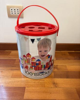 Mattoncini legno Classic World