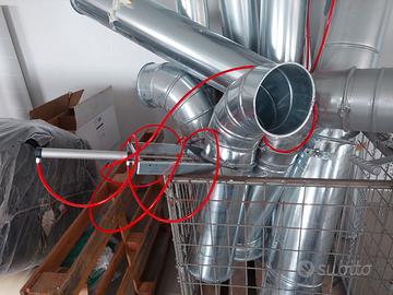 CONDOTTI ARIA RIGIDI SEMINUOVI 40 metri