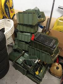 cassette plastica verdi impilabili officina garage