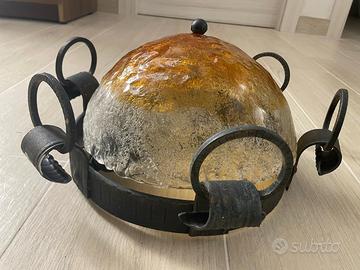 Plafoniera in vetro di murano