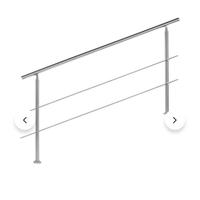 Ringhiera per scale in acciaio inossidabile NUOVA