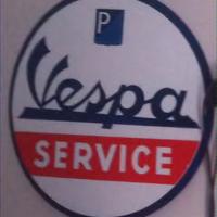 Cartello vespa service