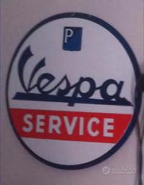 Cartello vespa service