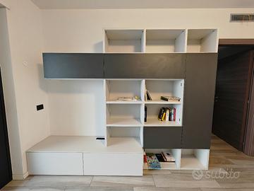 parete attrezzata mobile soggiorno pianeta casa