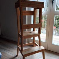 alzatina in legno per bambini 